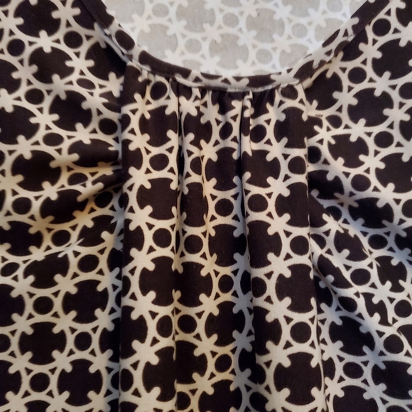 Cydney Max Black/Beige Patterned Shirt - Size S - Picture 5 of 7